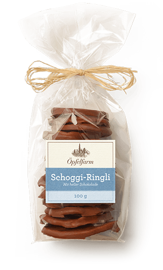 Schoggi-Ringli mit heller Schokolade 
