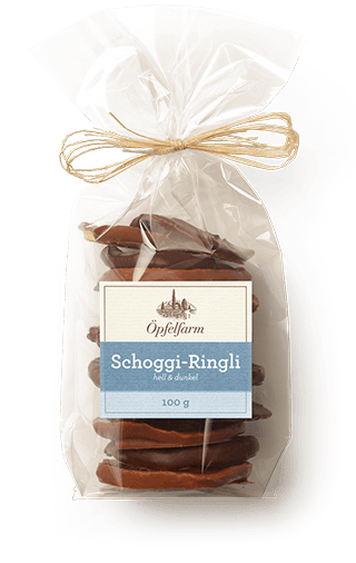 Schoggi-Ringli mit heller & dunkler Schokolade 