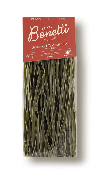 Bio Tagliatelle UrDinkel Spinat