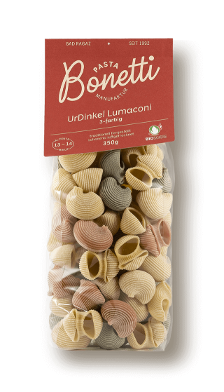 Bio Lumaconi UrDinkel 3-farbig
