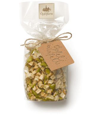 &Ouml;pfelw&uuml;rfeli getrocknet mit Schale 