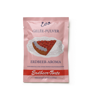 Evo Gel&eacute;e-Pulver Erdbeer-Aroma