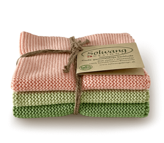 Wischtücher-Set-3-teilig «Papaya» von Solwang